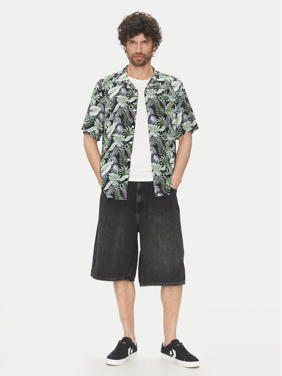 Only & Sons Only & Sons Джинсові шорти Carl 22032957 Чорний Balloon Fit