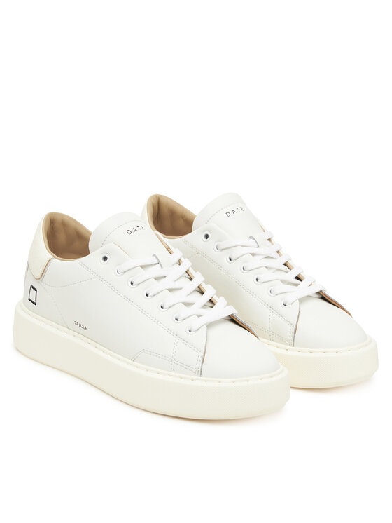 D.A.T.E. D.A.T.E. Sneakersy Sfera Calf W431-SF-CA Écru