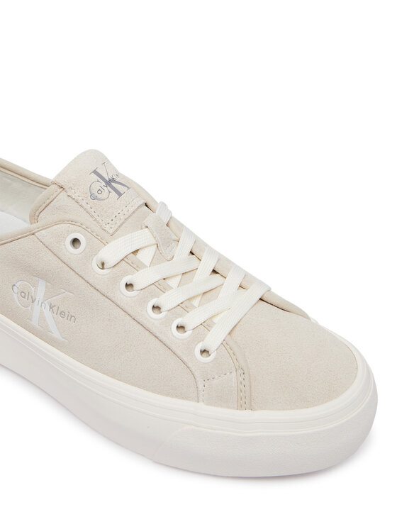 Calvin Klein Calvin Klein Sneakers Vulc Flatf Laceup Suede HW0HW03088 Beige