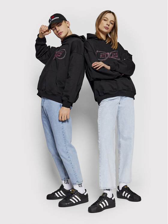 2005 2005 Mikina Unisex Forever Čierna Regular Fit