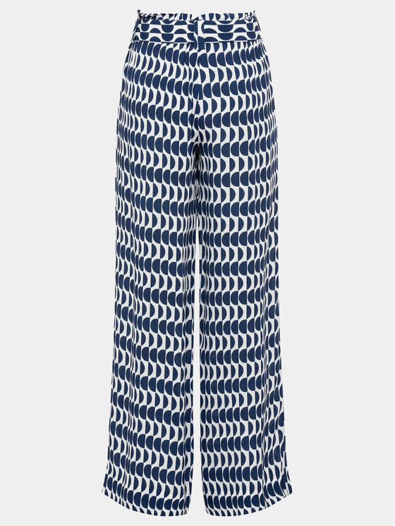 Olsen Olsen Pantaloni di tessuto 14002153 Blu scuro Relaxed Fit