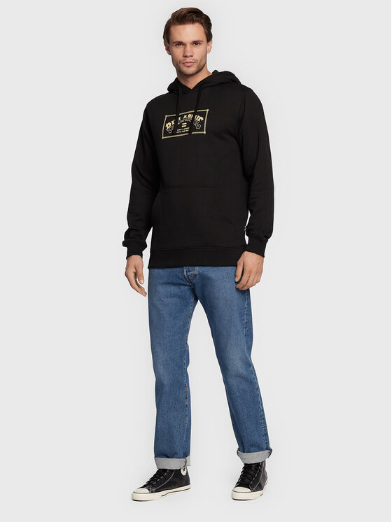 Felpa Arch Print F1HO07 BIF2 Nero Core Fit