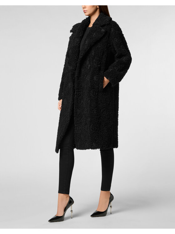 PHILIPP PLEIN PHILIPP PLEIN Cappotto invernale 625 Nero Loose Fit