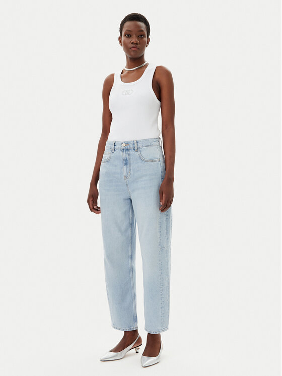 Liu Jo Liu Jo Jeans hlače UA5163 D4854 Modra Regular Fit