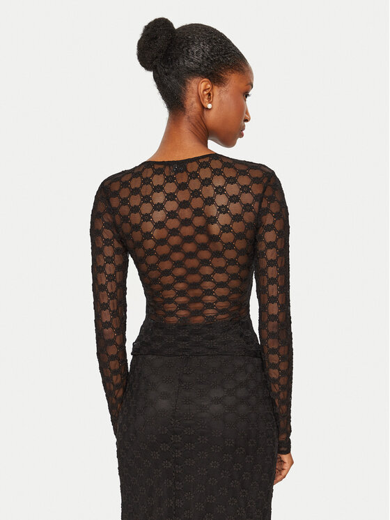 BARDOT BARDOT Majica Adoni 59741TB Crna Slim Fit
