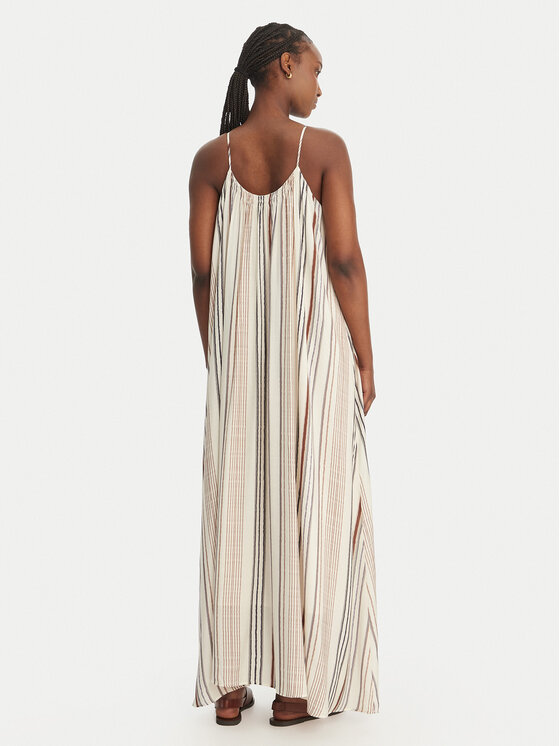 Eleh Eleh Letní šaty SS260133 Écru Relaxed Fit