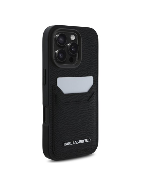 KARL LAGERFELD KARL LAGERFELD Etui na telefon iPhone 16 Pro Czarny