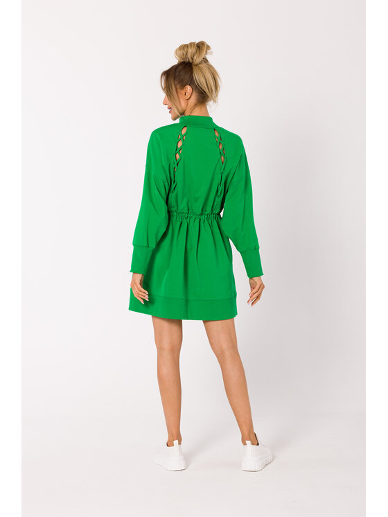 Made of Emotion Made of Emotion Vestito da giorno M733 Verde Premium Fit