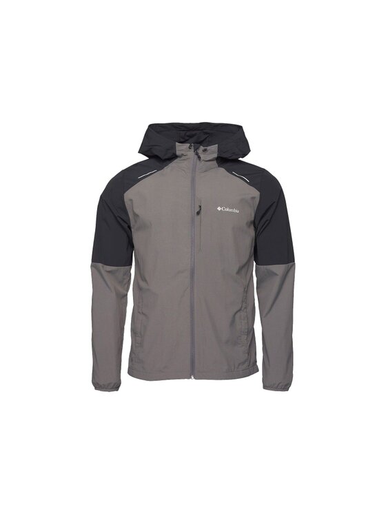 Columbia Columbia Kurtka softshell Tech Nylon Hoodie 2119833023 Szary Regular Fit