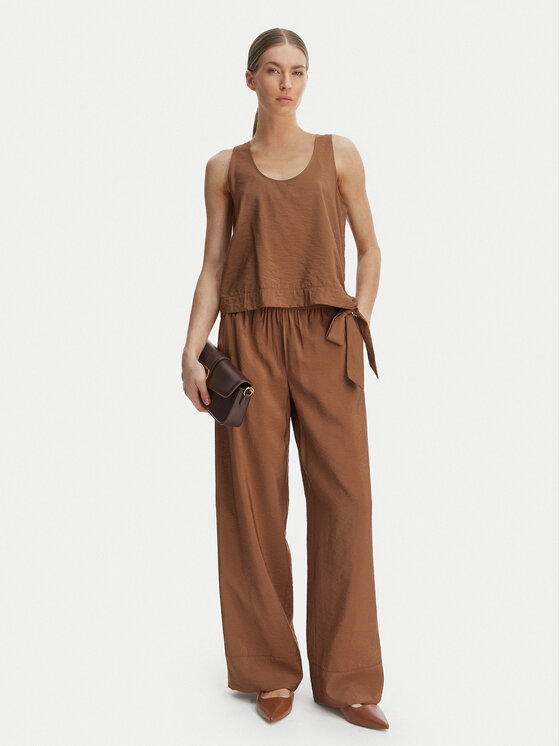 Marella Marella Top Umico 2613161024 Rjava Regular Fit