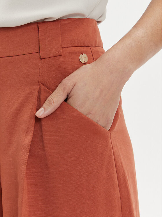 Tamaris Apparel Tamaris Apparel Culottes Carentan TAW0532 Orange Relaxed Fit
