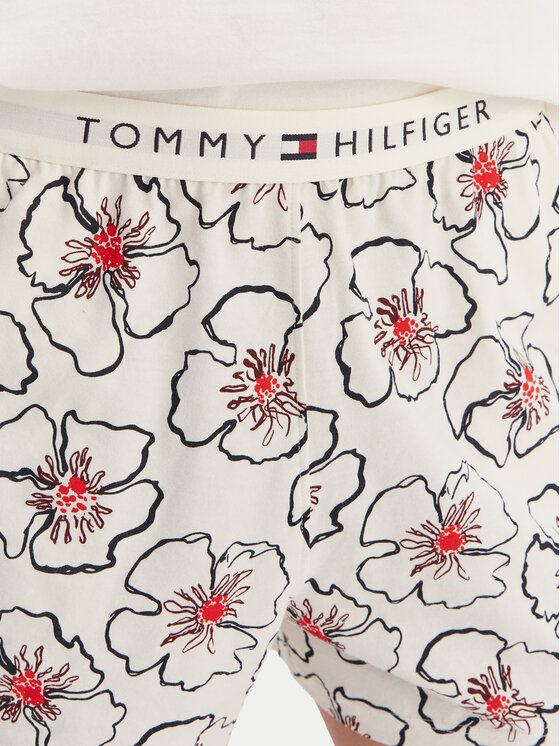 Tommy Hilfiger Tommy Hilfiger Pizsama UW0UW05760 Bézs Regular Fit