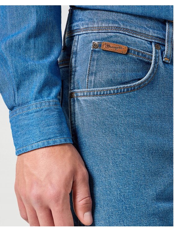 Wrangler Wrangler Jeansy Texas Niebieski Straight Fit