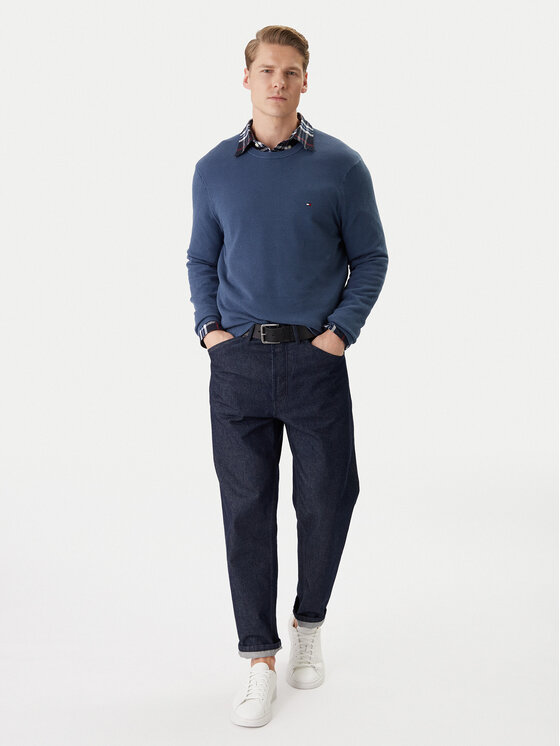 Tommy Hilfiger Tommy Hilfiger Пуловер Essential MW0MW36347 Син Regular Fit