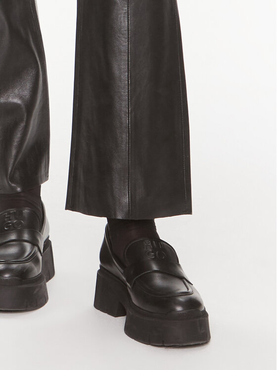 DAY BIRGER ÉT MIKKELSEN DAY BIRGER ÉT MIKKELSEN Pantaloni di pelle Shiv 100418 Nero Regular Fit