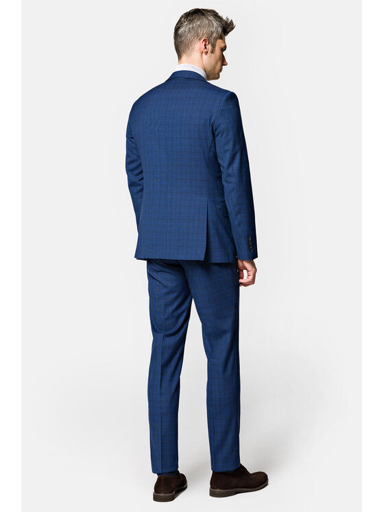 Lancerto Lancerto Garnitur GA073222000002 Granatowy Slim Fit