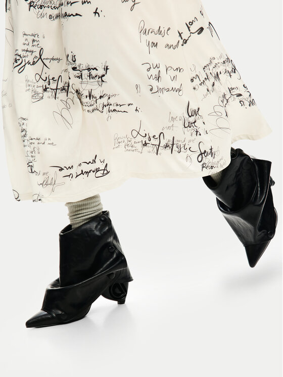 Desigual Desigual Комплект пуловер и рокля Morisot 26SWVK33 Екрю Regular Fit