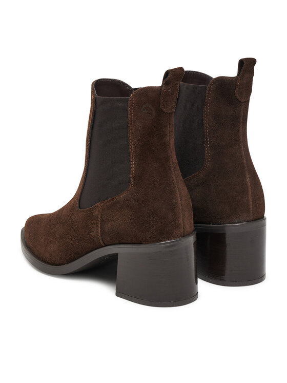 Tamaris Tamaris Kotníková obuv s elastickým prvkem 1-25301-45 Hnědá