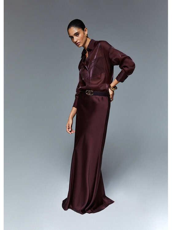 Liu Jo Liu Jo Spódnica maxi CA6177T522AP9646 Brązowy Regular Fit