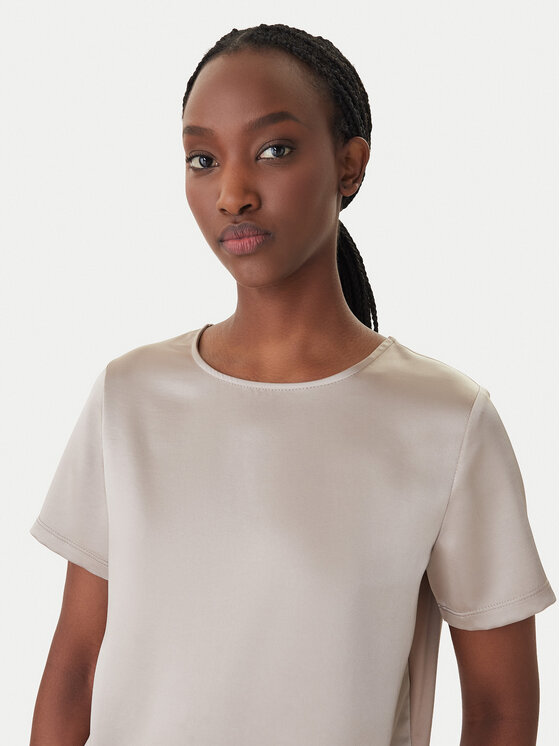 Weekend Max Mara Weekend Max Mara Blúzka Zona 2615941011 Béžová Relaxed Fit