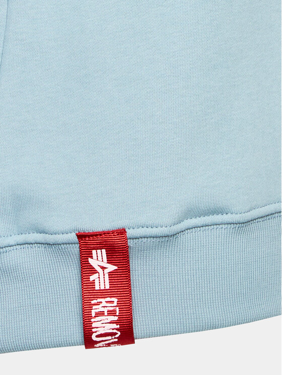 Sweatshirt Basic 196031 Fit Alpha Bleu New Regular Industries Sweater