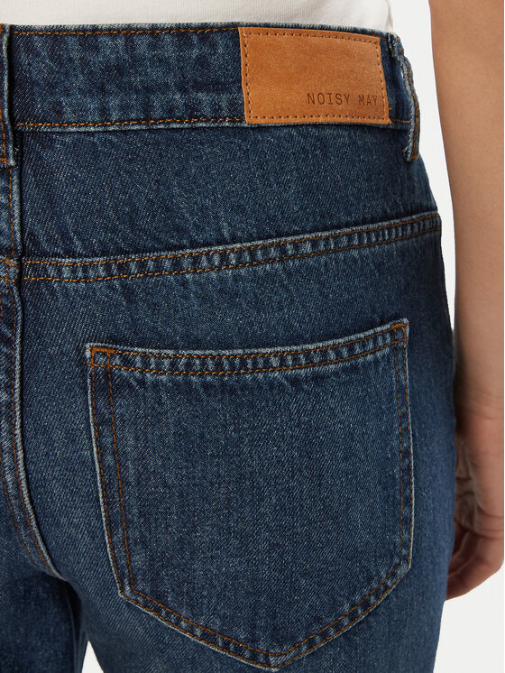 Noisy May Noisy May Jeans hlače Sanja 27033147 Mornarsko modra Straight Fit