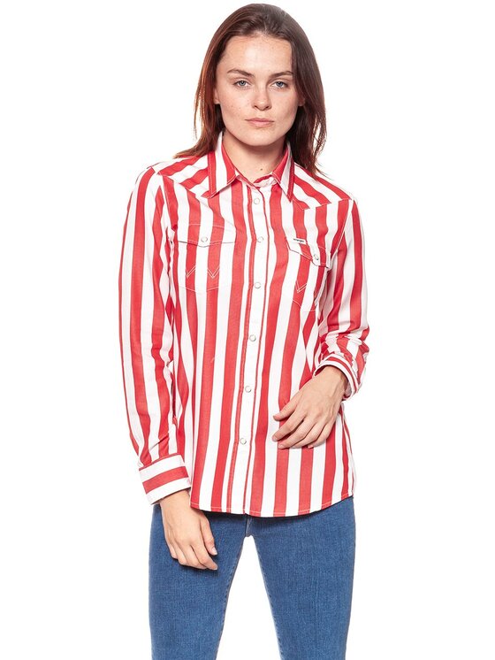Wrangler Wrangler Koszula BUTTON DOWN Biały Regular Fit