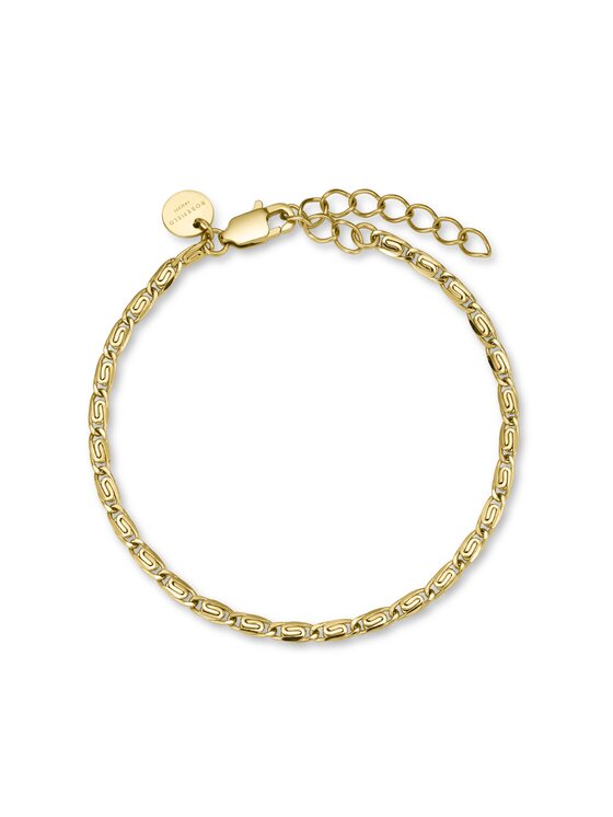 Rosefield Rosefield Bransoletka Swirl Bracelet Gold Złoty