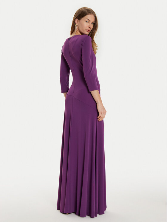 Rinascimento Rinascimento Коктейлна рокля CFC0121168003 Виолетов Slim Fit