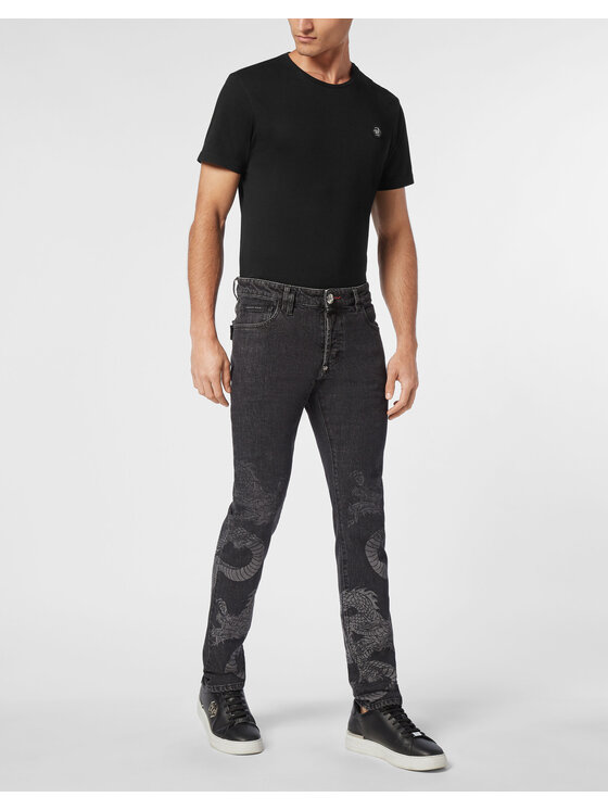 PHILIPP PLEIN PHILIPP PLEIN Jeans 20041 Grigio Straight Leg
