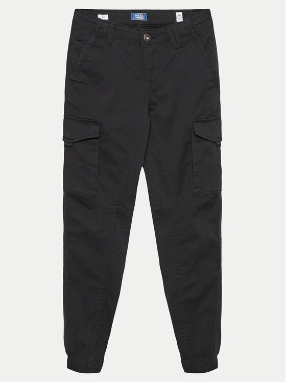 Jack&Jones Junior Jack&Jones Junior Hlače Paul 12151646 Crna Slim Fit