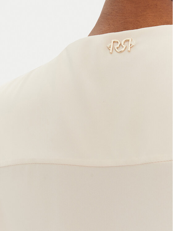 Rinascimento Rinascimento Bluzka CFC0122910003 Beżowy Regular Fit