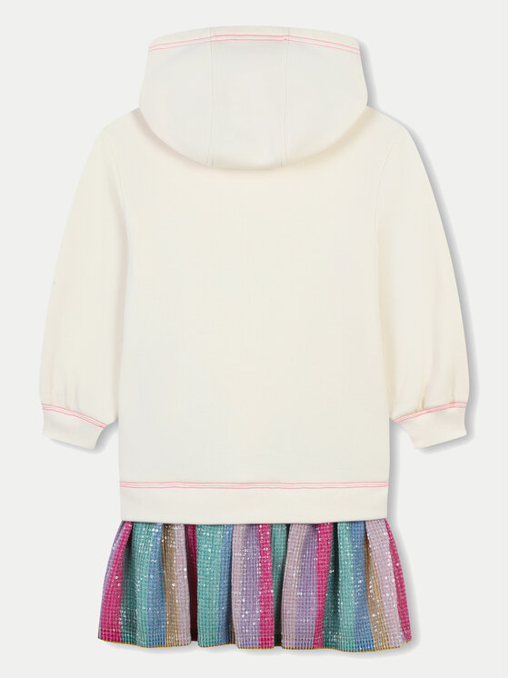 Billieblush Billieblush Džemper haljina U20502 Bež Loose Fit