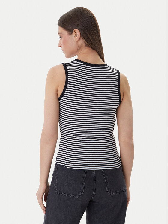 Tommy Jeans Tommy Jeans Top Essential DW0DW20673 Černá Regular Fit