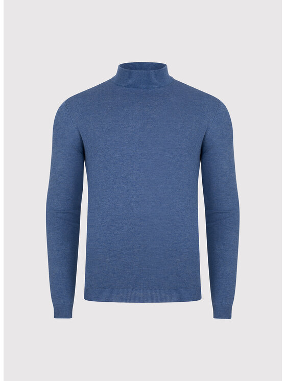 Pako Lorente Pako Lorente Sweter P25WN-2X-028 Niebieski Classic Fit