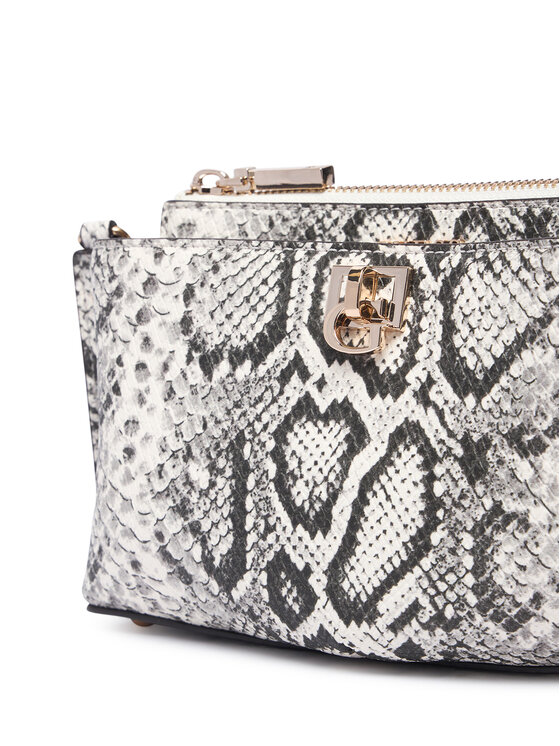 Guess Guess Дамска чанта Bianca Mini HWKG99 07720 Сив