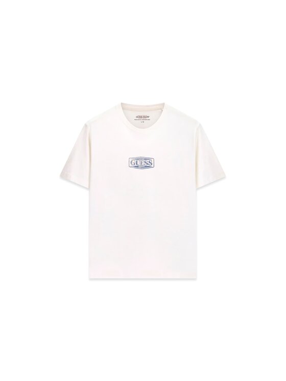 Guess Jeans Guess Jeans T-Shirt 184114 Biały Classic Fit