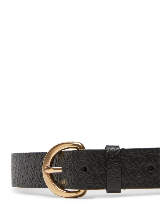 Calvin Klein Calvin Klein Ζώνη Γυναικεία Classic Buckle Aop 30Mm LV04K7019G Μαύρο