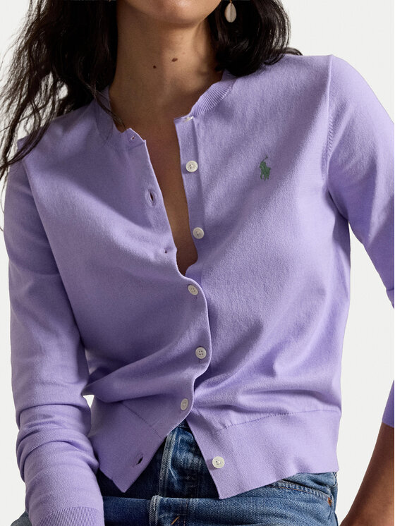 Polo Ralph Lauren Polo Ralph Lauren Ζακέτα 211971871505 Ανοιχτό μοβ Regular Fit