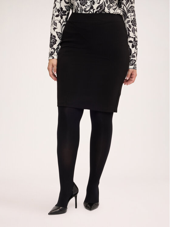 Fiorella Rubino Fiorella Rubino Spódnica midi 1014L000543N033 Czarny Slim Fit