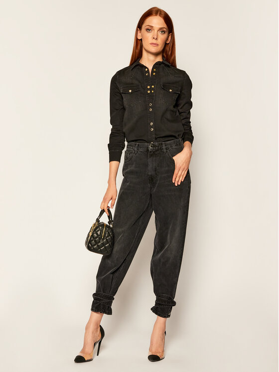 PINKO Pinko Koszula Caroline 20202 PDEN 1J10JA. Y64W Czarny Slim Fit
