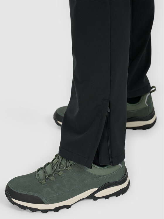 4F 4F Spodnie outdoor MIDSHOP TEXTILE Czarny Slim Fit