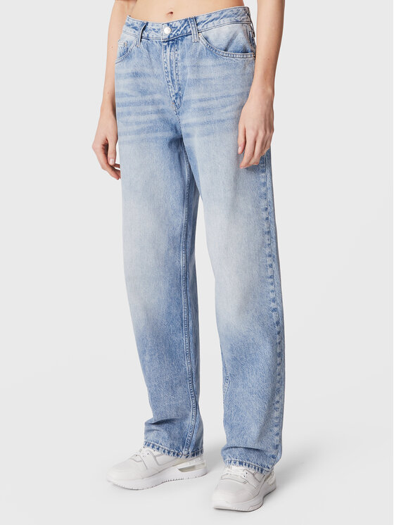 Calvin Klein Jeans Džinsi J20J220249 Zils Relaxed Fit