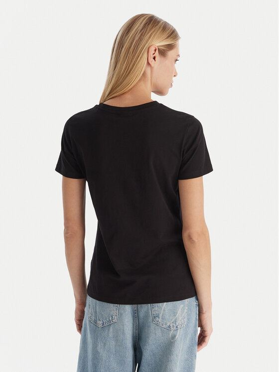 Guess Guess Футболка V2YI07 K8HM0 Чорний Regular Fit