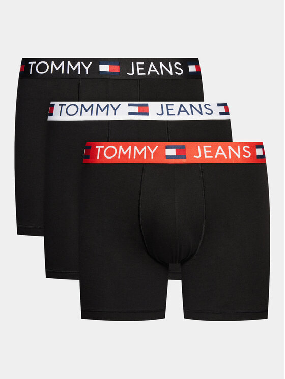 Tommy Jeans Set Od 3 Para Bokserica UM0UM03255 Crna