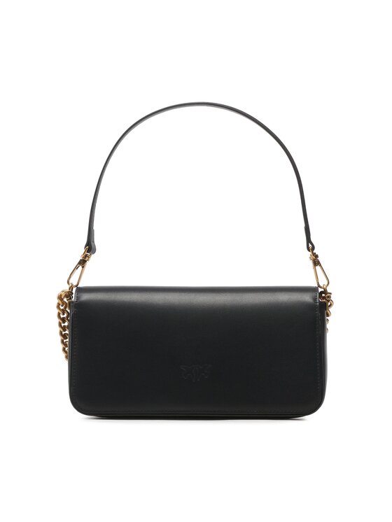 PINKO Pinko Táska Love Click Baguette Mini Vitello Seta PE 23 PLTT100068 A0F1 Fekete