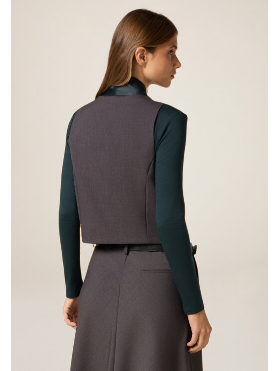 Oltre Oltre Giacca outdoor L010R000065N013 Grigio Slim Fit