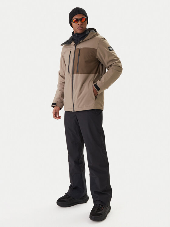 Quiksilver Quiksilver Snowboard kabát Sycamore Solid 20K EQYTJ03502 Bézs Modern Fit