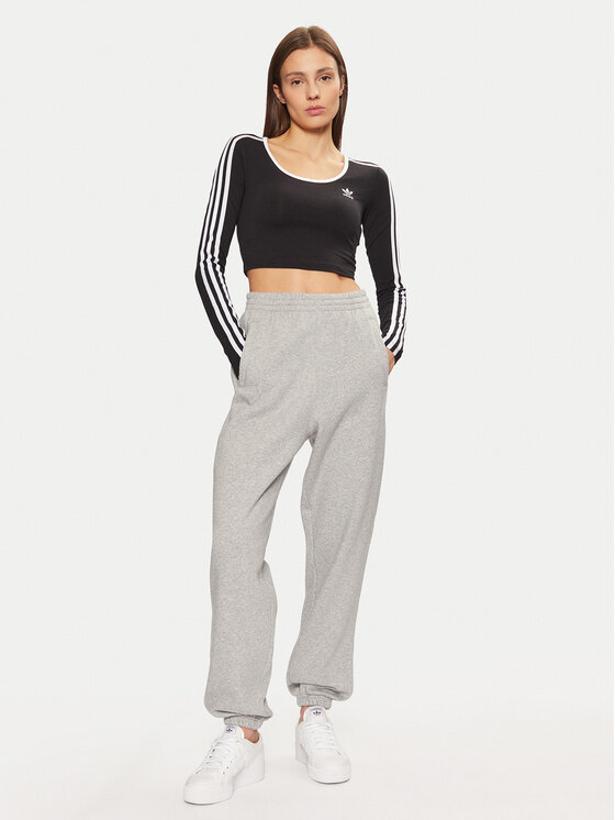 adidas adidas Jogginghose Essentials Fleece IY9638 Grau Loose Fit