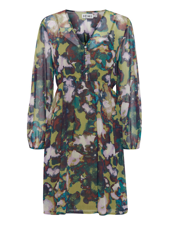 ICHI Vestito da giorno 20119731 Multicolore Regular Fit, taglia : 44